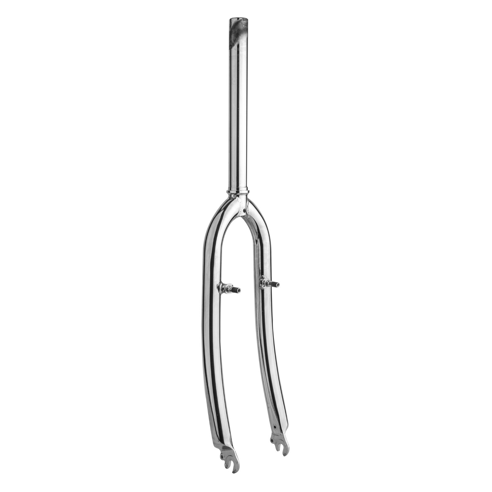 Chrome Chromoly Bicycle Fork 1-1/8″ Threadless w/Pivot for 29″ Bike Cruiser BMX