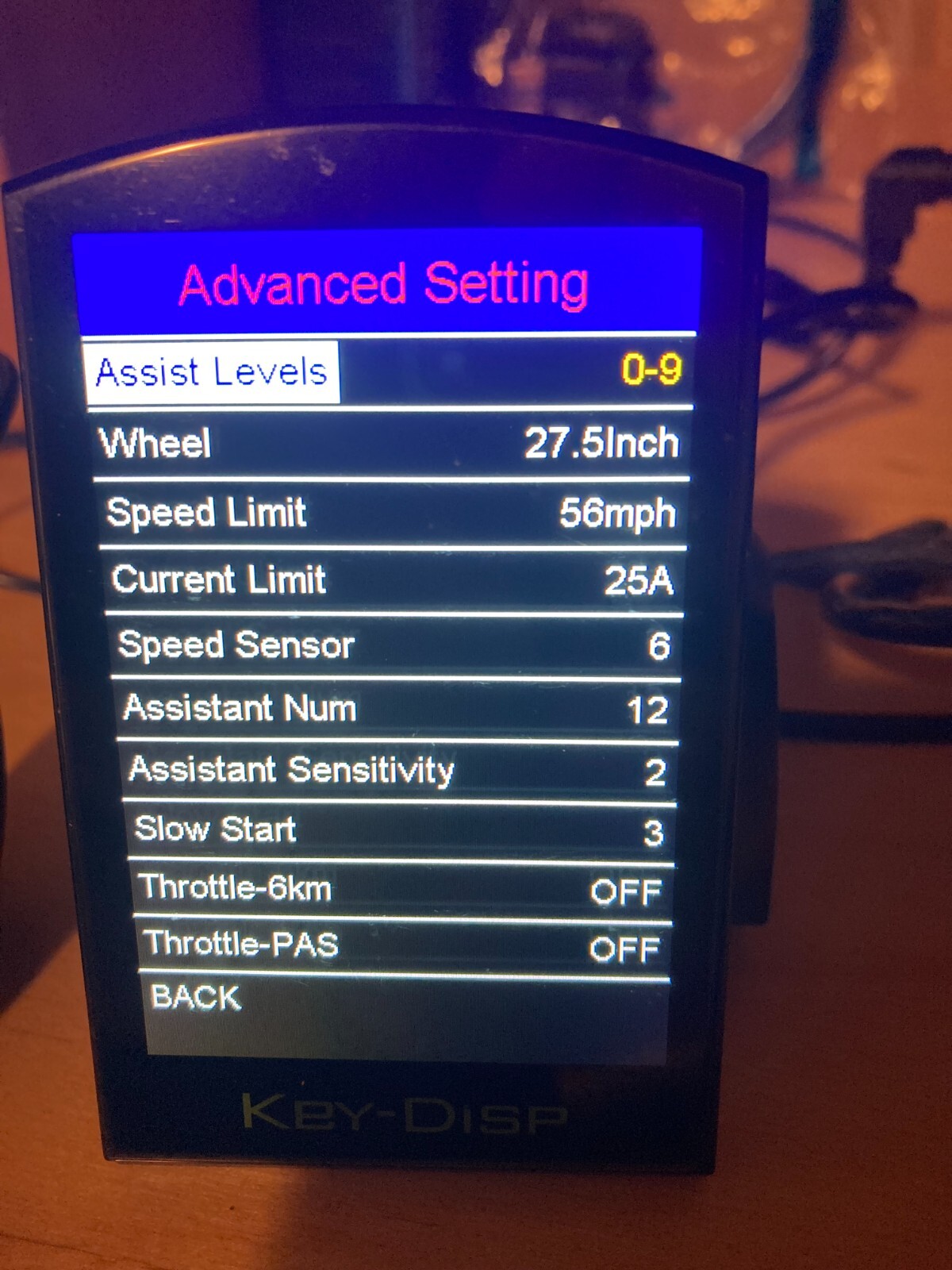 Key-Disp KD986 Color Display for Himiway, KBO, Yamee & More Bluetooth and FindMy