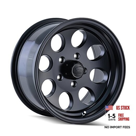 171 15×8, Bolt Pattern: 5×4.5/, Offset: -27, MATTE BLACK, set of 1