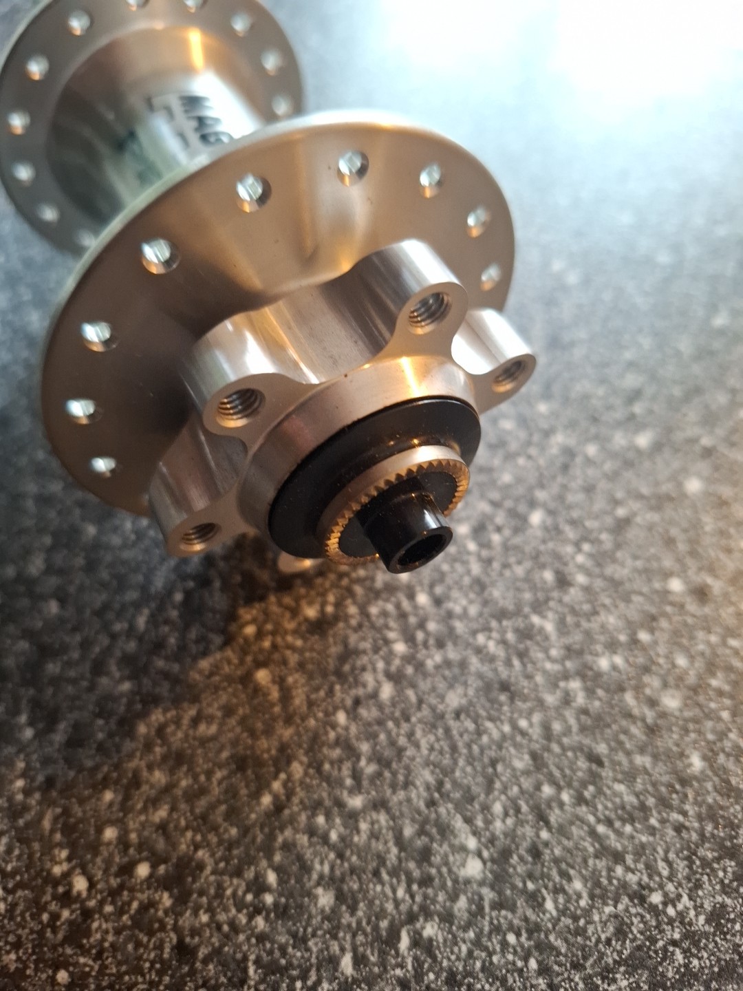 Dt Swiss Hugi 240 Front Mtb Hub. Branded Magura Pro. 6 Bolt QR. 32 Hole NOS