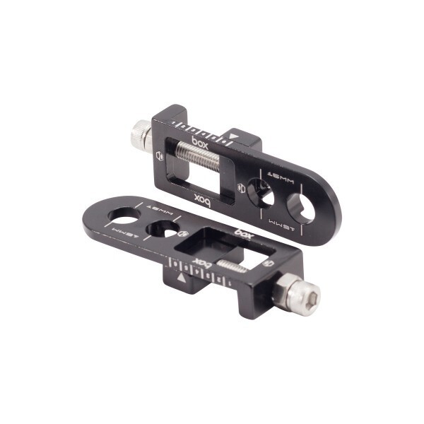 BMX Box Components One Bike Bicycle Chain Tensioner – 10mm x 2 Axle Hole Black