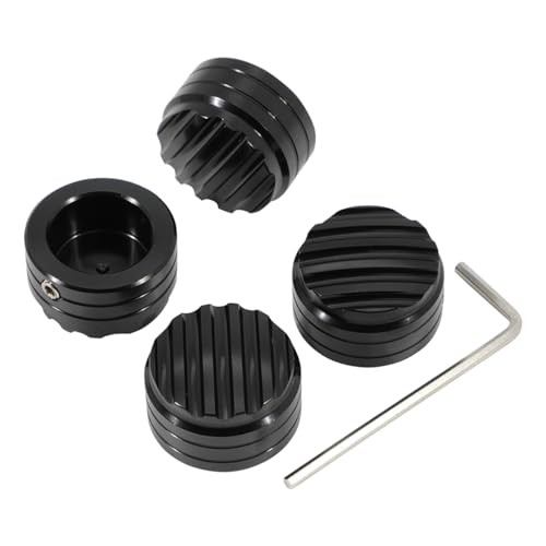 Motorcycle Head Bolt Screw Cap Cover Plug Protector Fit for Triumph Black
