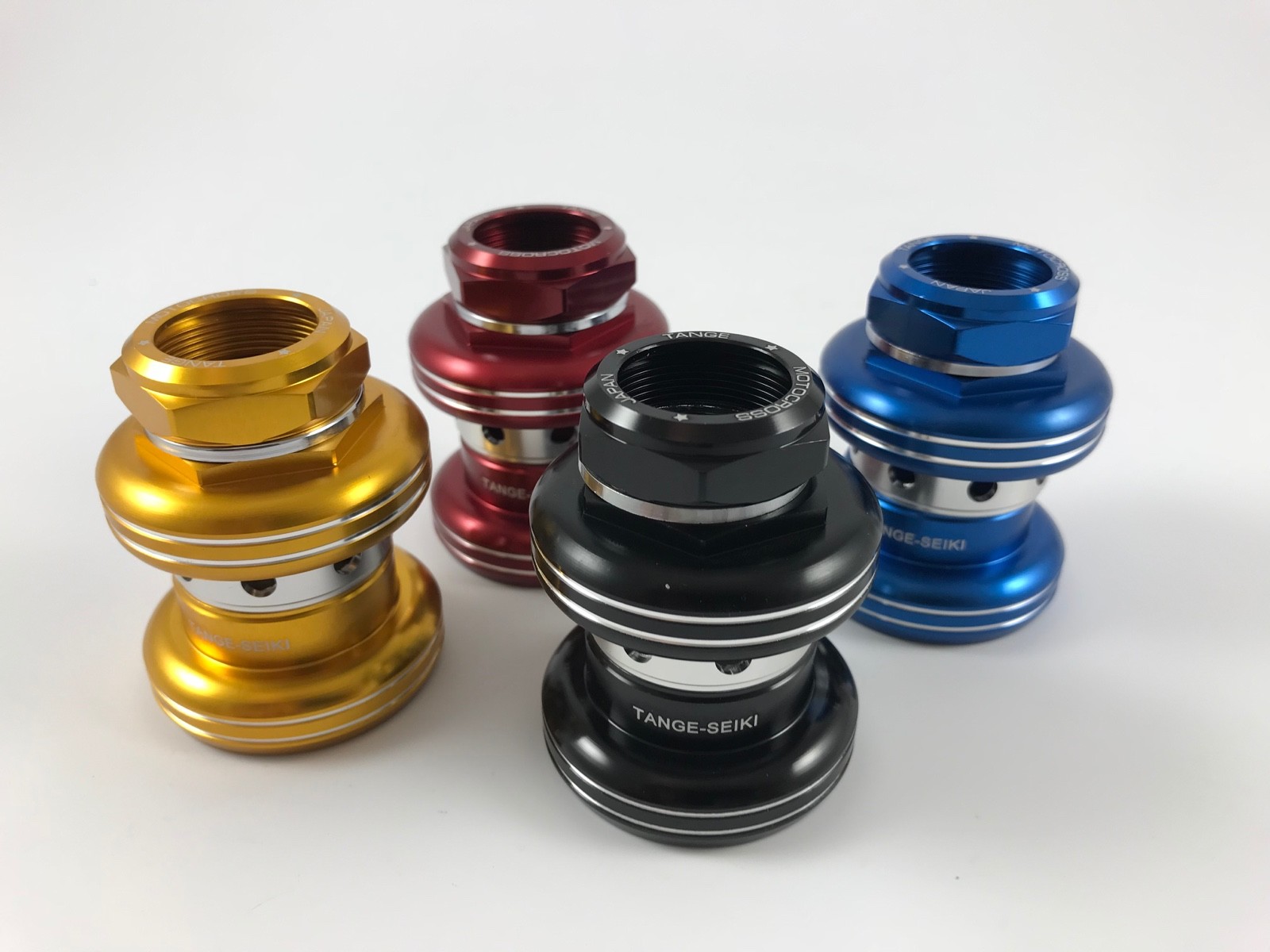 Tange Seiki MX5 – Old School BMX – 1″ Headset Red Black Gold Blue 32.7 x 26.4