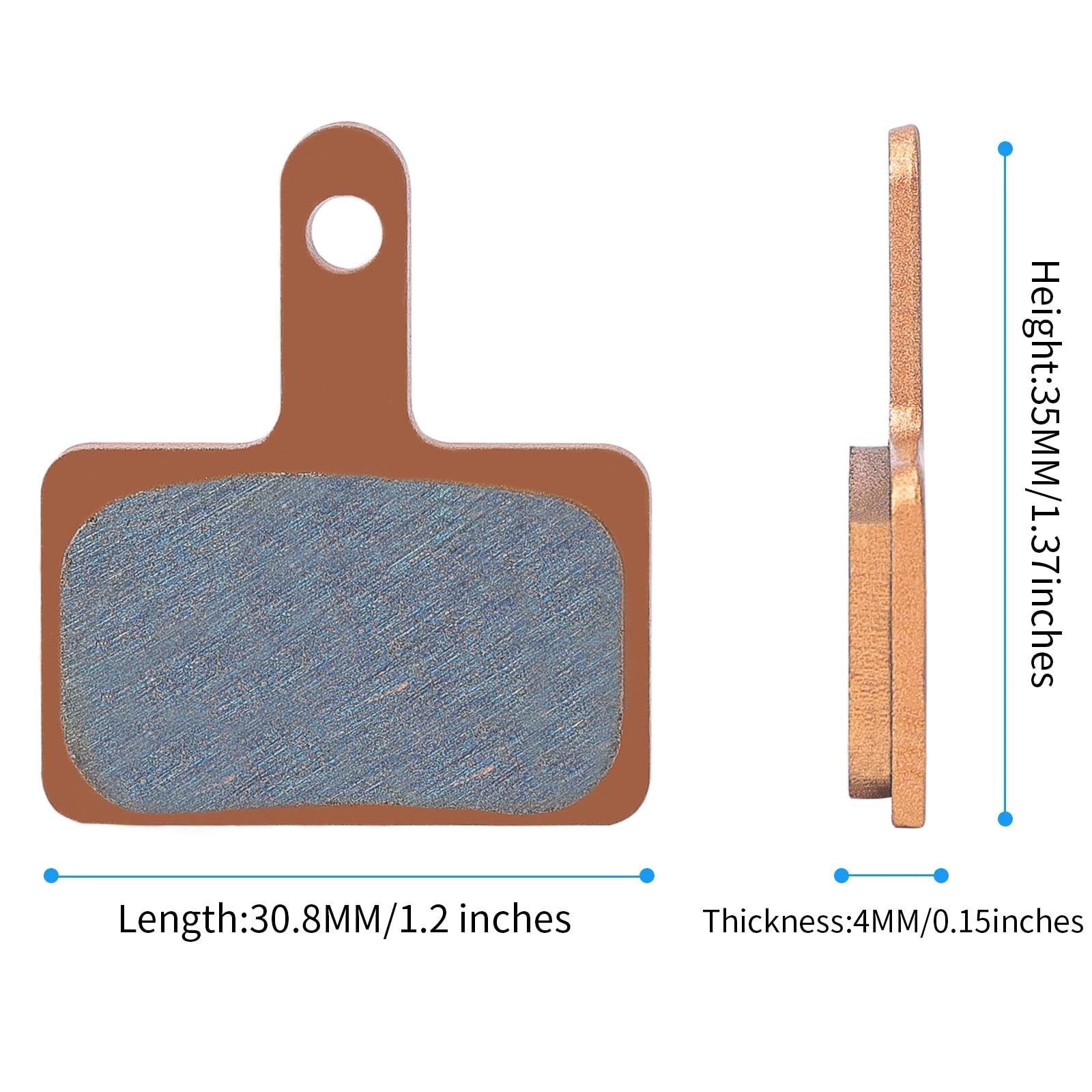 25 Pairs Sintered Metal Ebike Disc Brake Pads for Shimano Tektro MT200 M355 M446