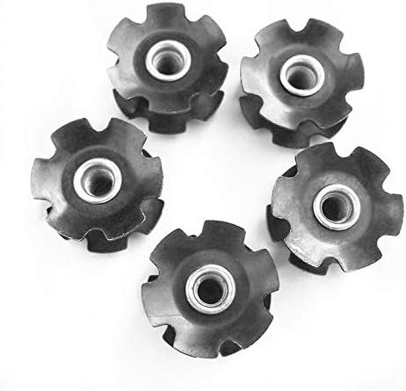 5 Pcs Cycling Mountain Road Bike Bicycle Headset Star Nut for Fork 1-1/8″ (28.6m