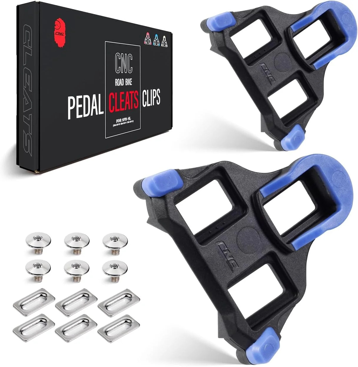 CNC Road Bike SPD-SL Cleats for Shimano SM-SH10/SM-SH11/SM-SH12,Cycling Bicycle