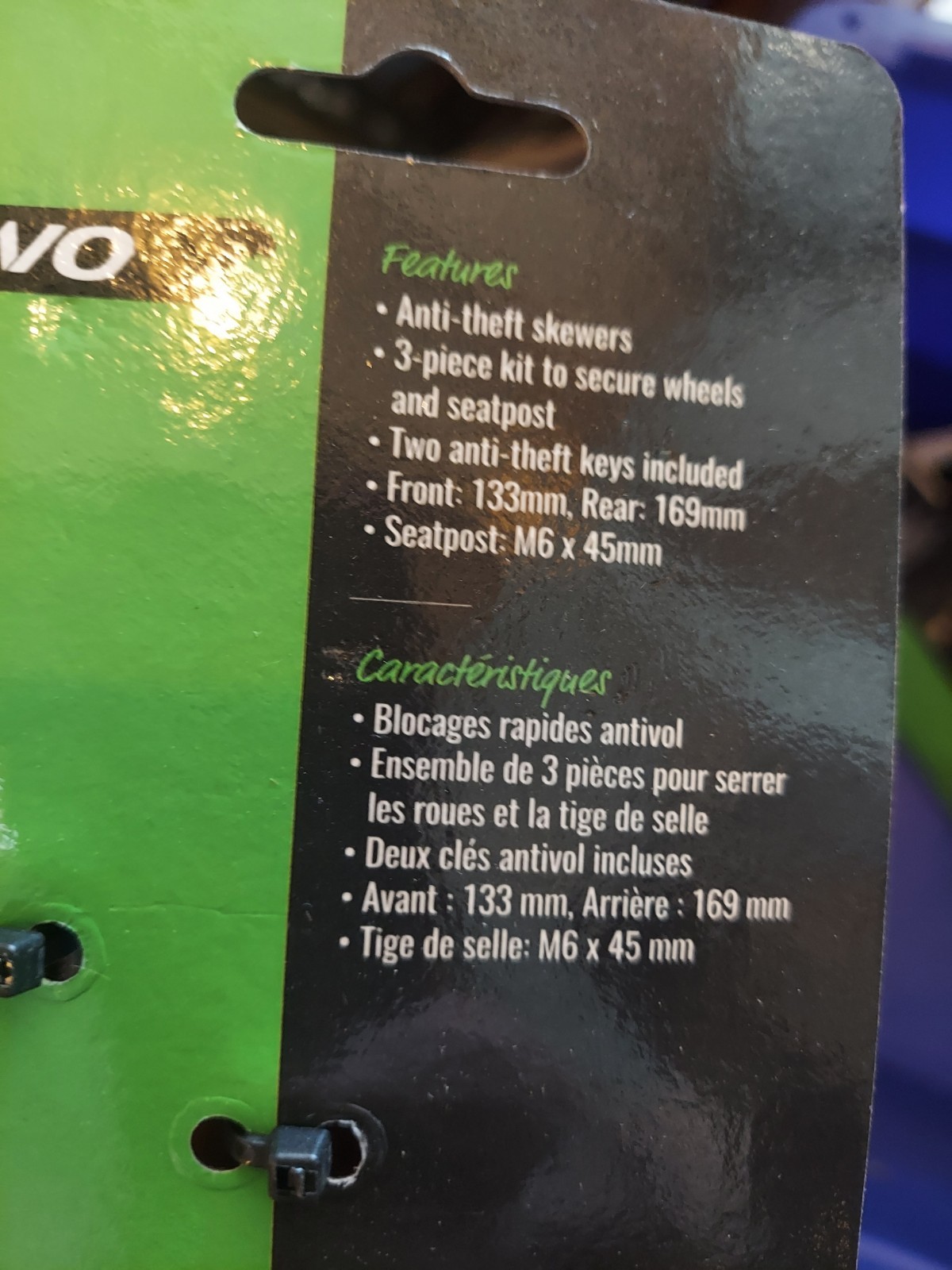Evo Anti-theft Skewer Set
