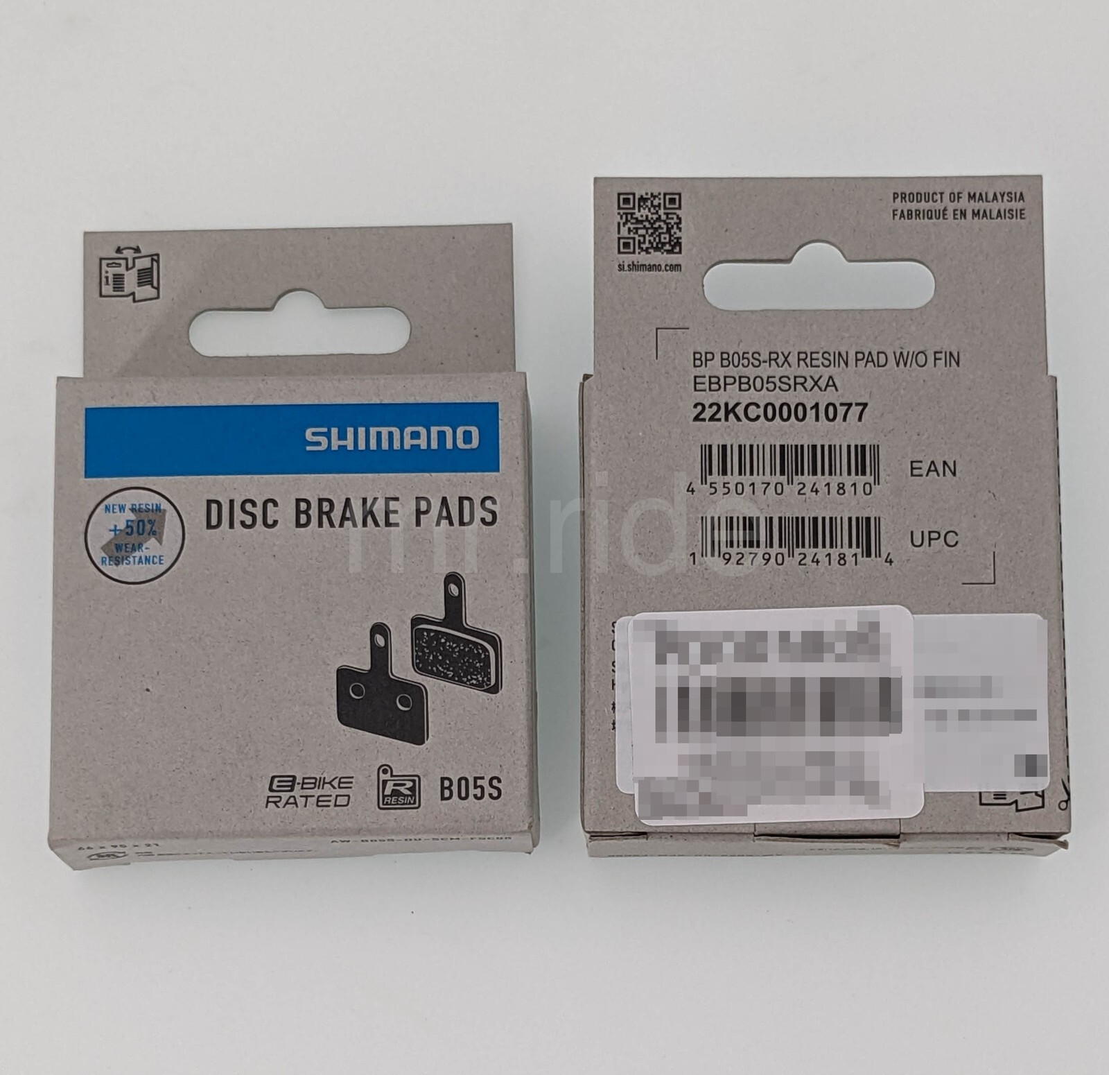 2*Shimano B05S-RX Disc Brake Resin Pads +Spring,Pins,fit MT200 MT400 Altus Acera