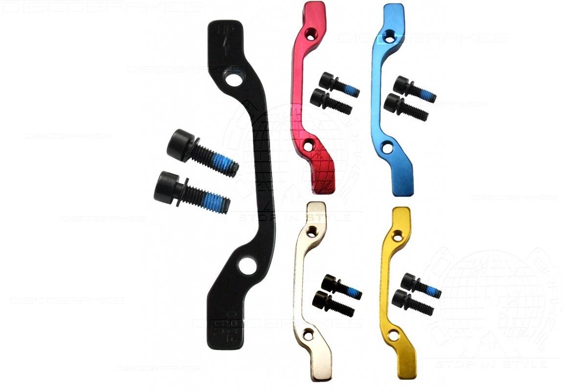 Front Post Mount PM to IS 160mm 6 Inch Disc Rotor Adaptor for Avid Shimano 5 Col
