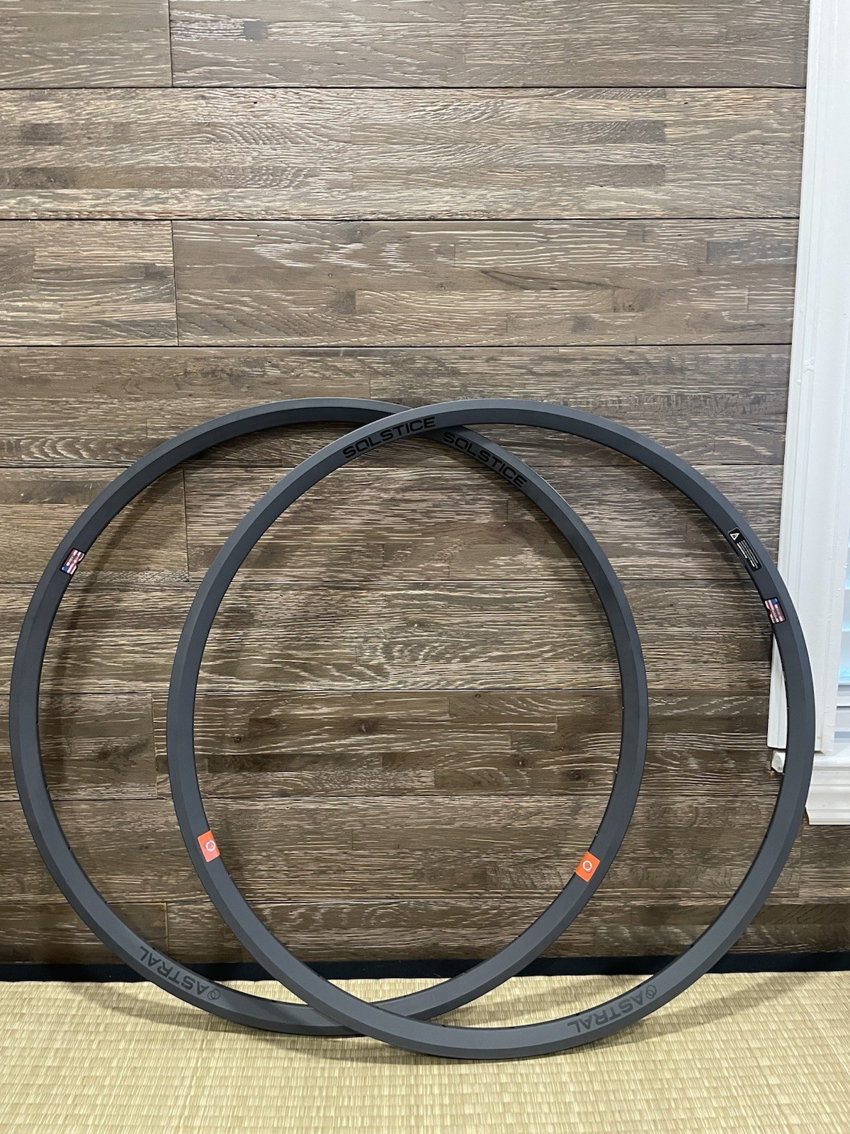 Astral Solstice STEALTH – Cerakote 700c Rims 28H Limited BLUE LUG Made in USA