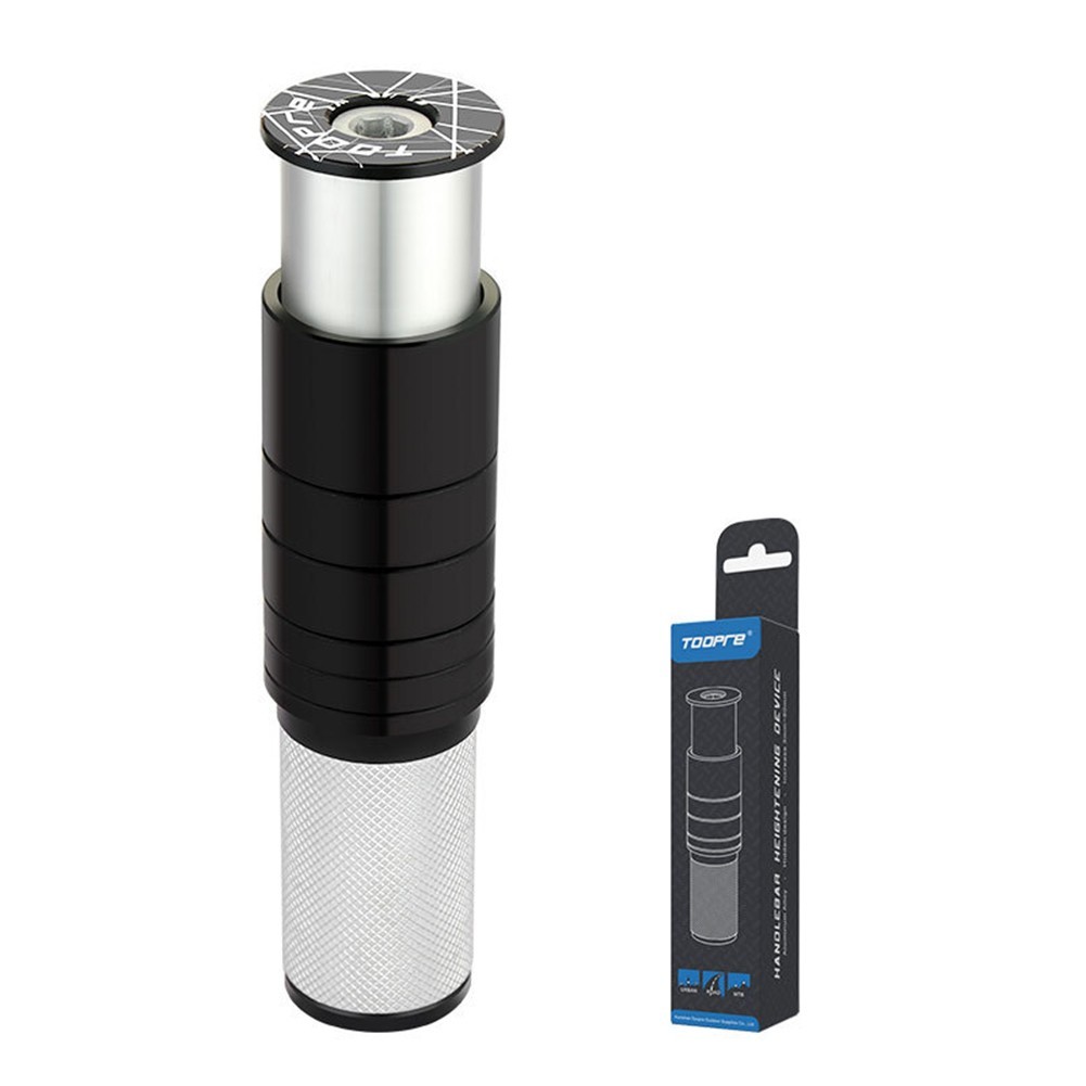 Quality Stem Extender Accessories Adapter Aluminum Alloy Bicycle Black