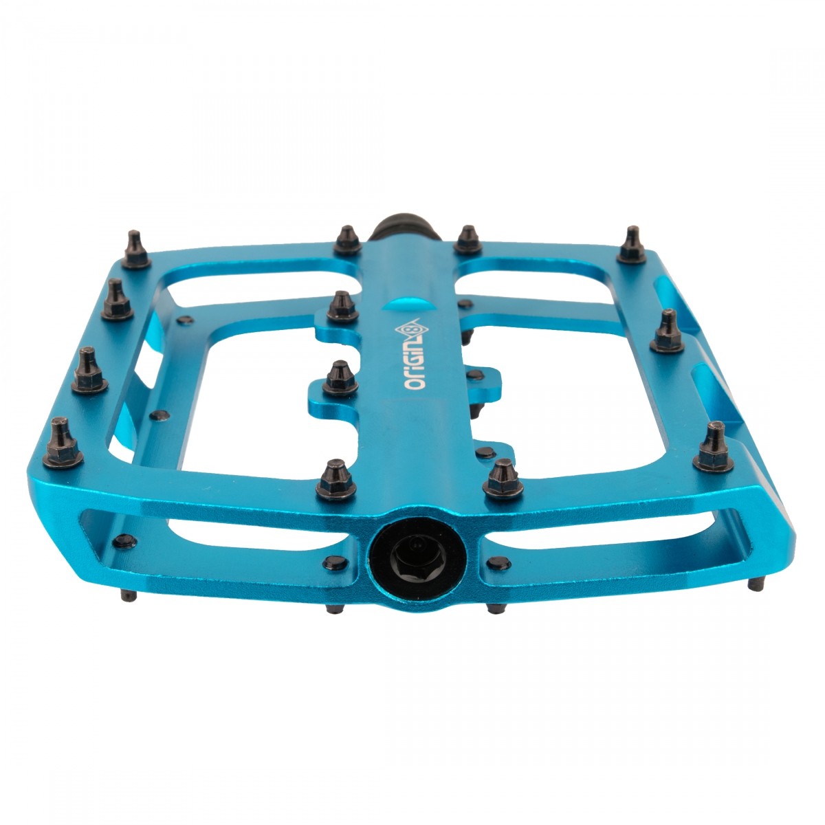 Origin8 Rascal XL Platform Pedals 9/16″ Concave Alloy Body Removable Pins Blue