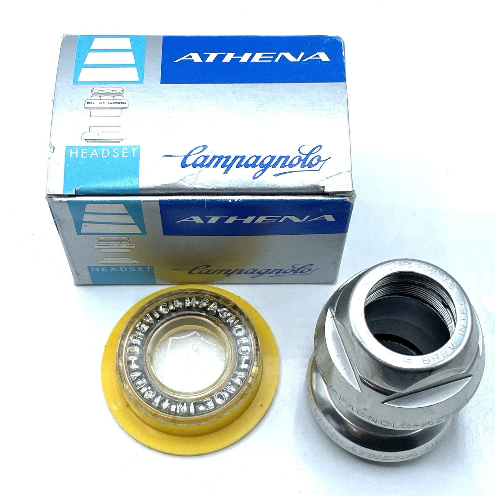 Campagnolo Athena BC 1″ Threaded Headset NOS NIB Vintage Campy HS-11AT NEW