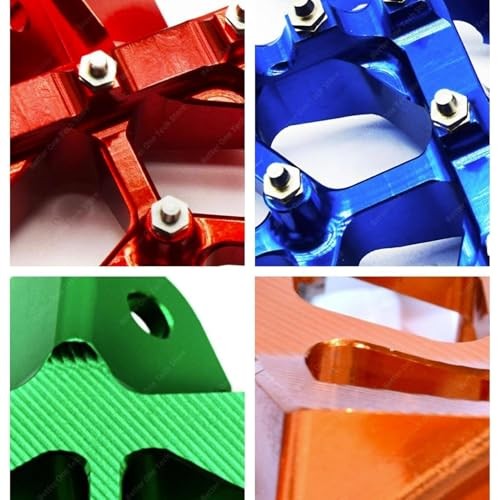 Dirt Bike Foot Pegs,Ebike Aluminum Prickly Pedals Footrest for Surron Light