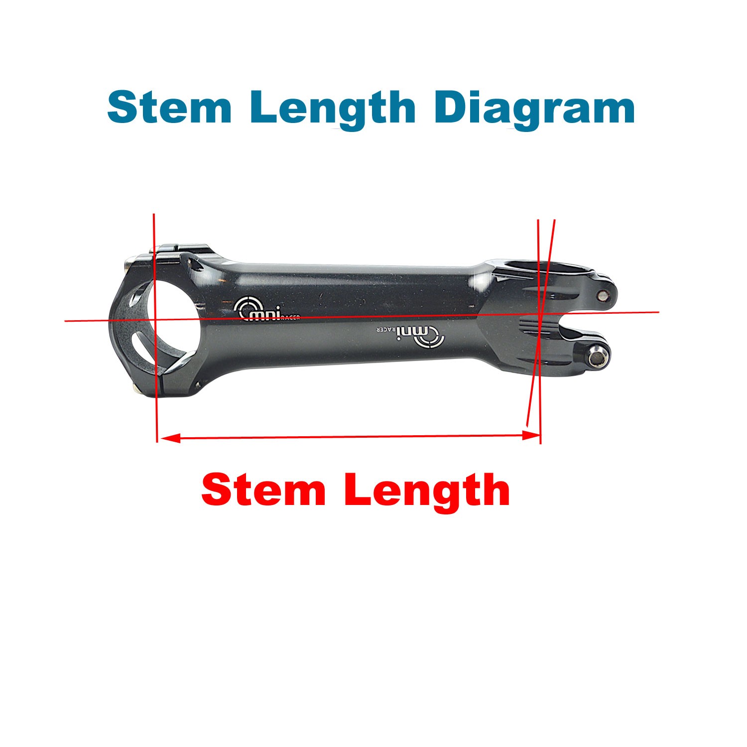 31.8x130mm OMNI Racer WORLDS LIGHTEST RACE-Lite Handlebar Stem & Ti Bolts SILVER