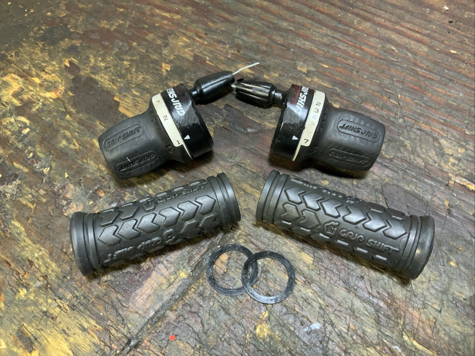 SRAM 3×7 Max Grip Shifters w/Grips