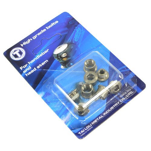 Titanium Crank Bolts , M8 X P0.75 X 7.0L , 4 pairs