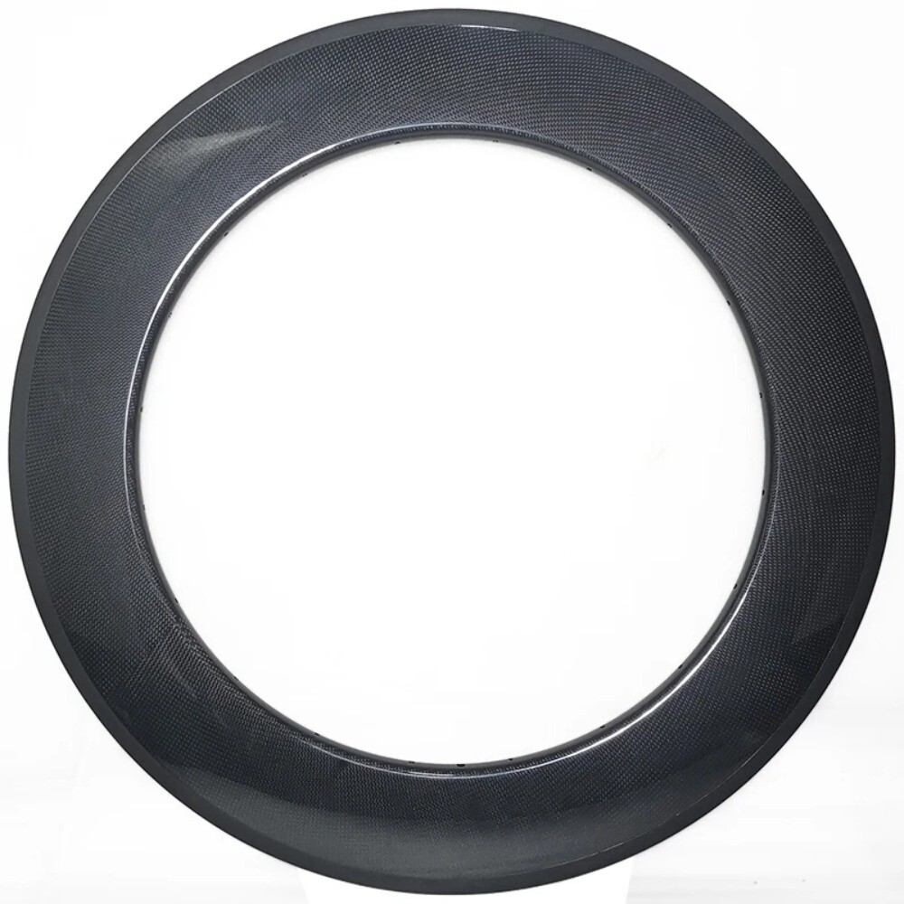 700C Road Bicycle Carbon Rim 25mm Wide 88mm Deep Clincher Tubeless 16-32Holes