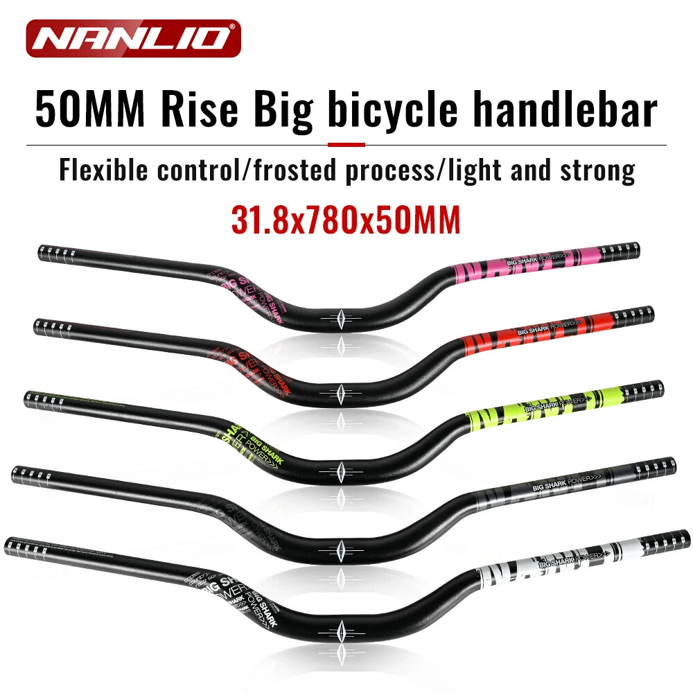 50MM Bicycle Rise Handlebar T Swallow Handlebar 31.8*780mm Backsweep 9 Degree