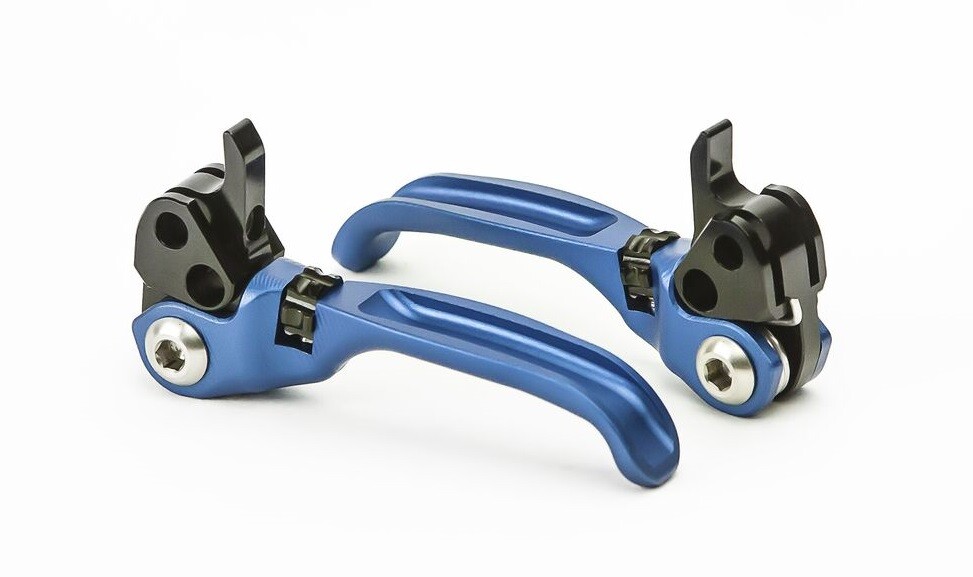 New Flo Motorsports Shimano Deore XT M8000 and M8100 Hydraulic Brake Lever Blue