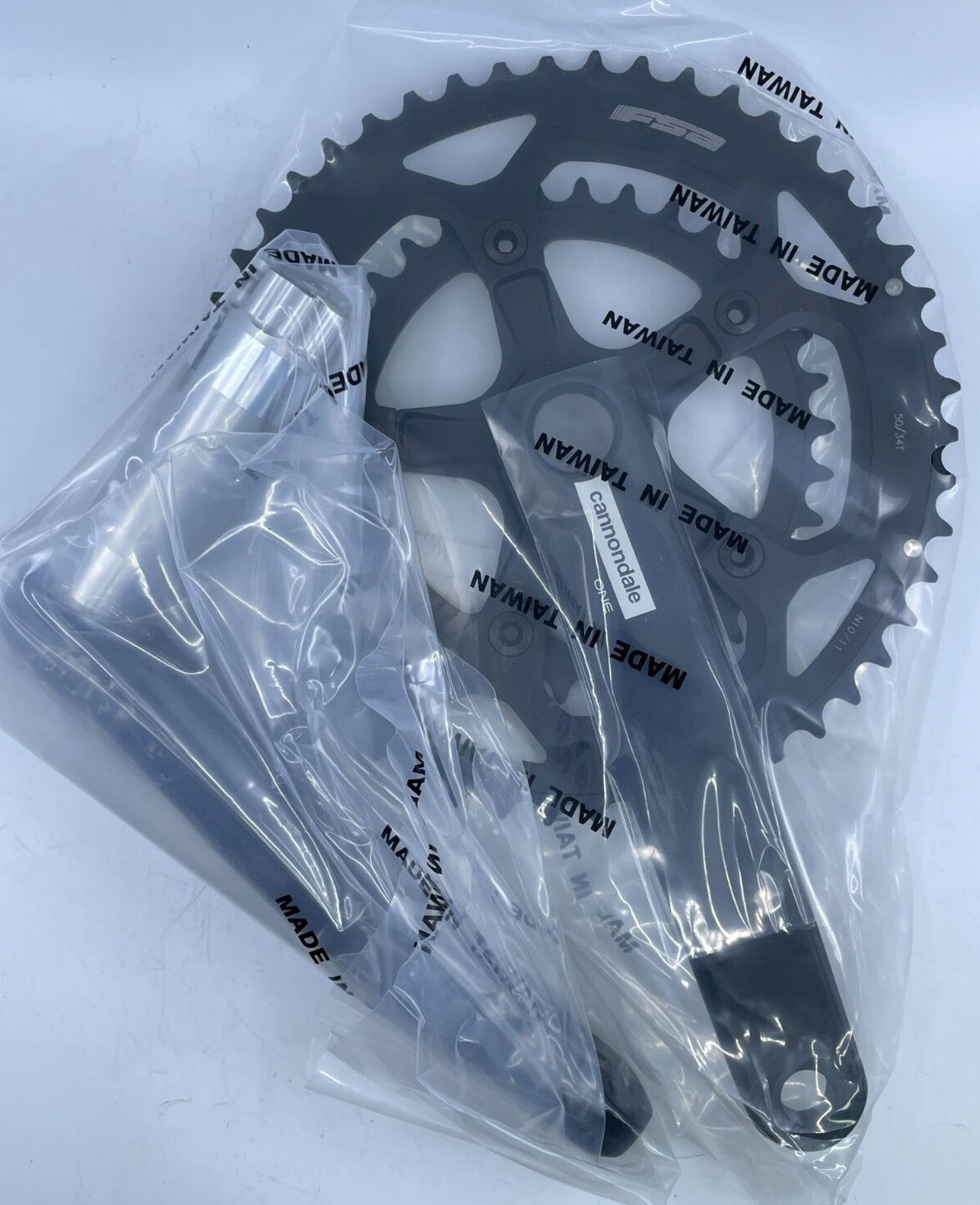 FSA Cannondale One 50-34T Compact BB30 Crankset 10/11 Speed 172.5 OR 175mm
