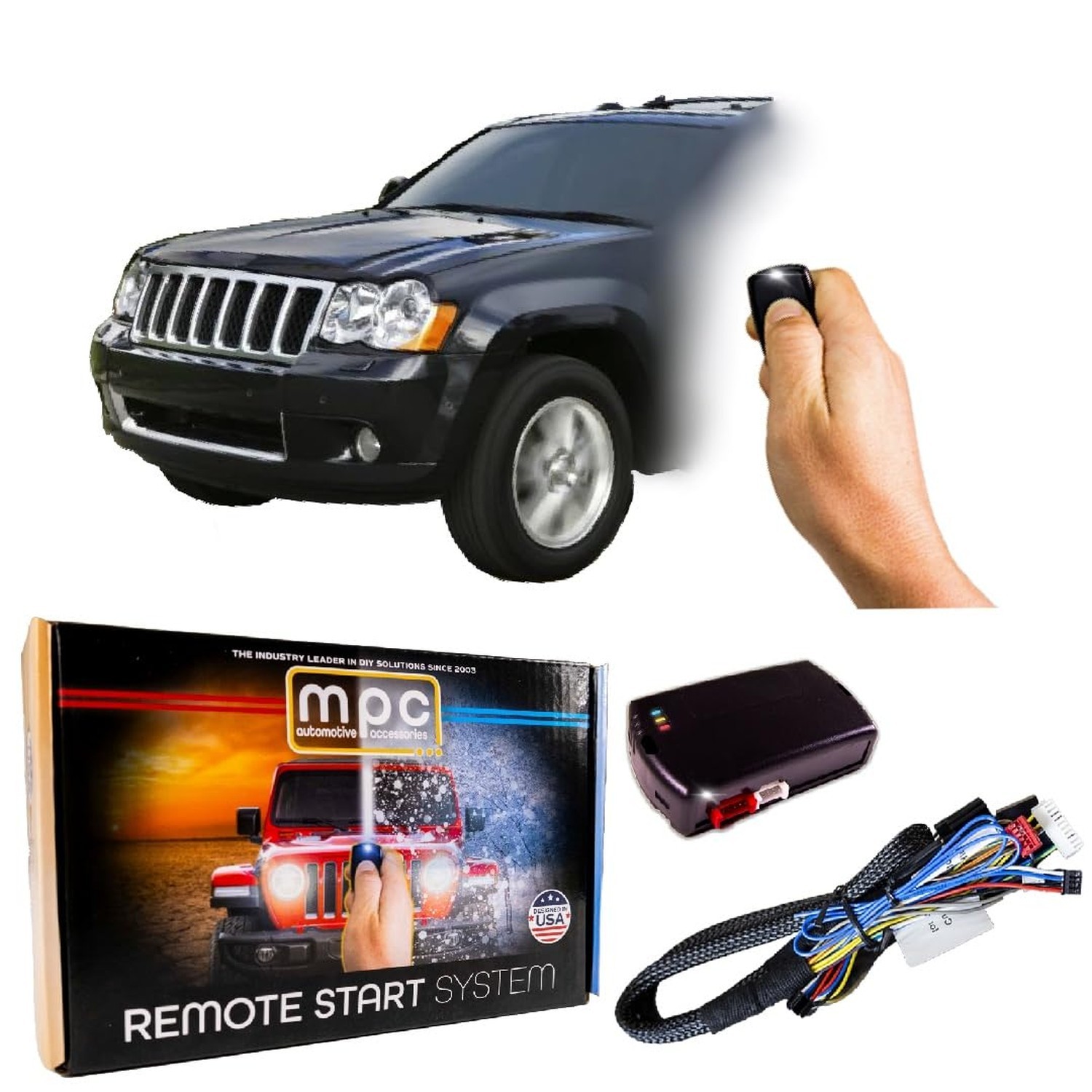 MPC Remote Start Kit Compatible with 2005-2007 Jeep Grand Cherokee | Plug and…