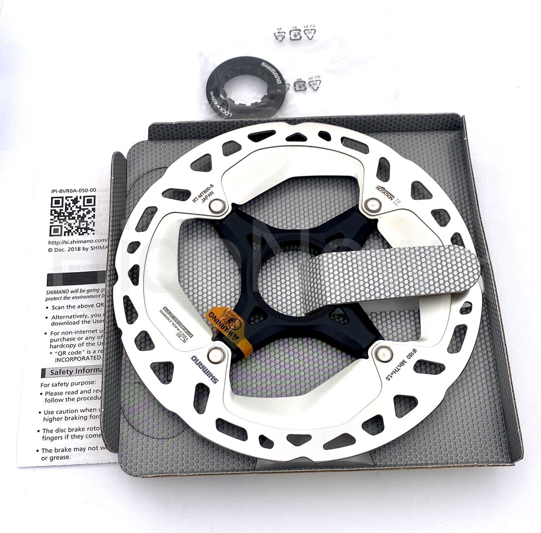 Shimano XT RT-MT800 Bike Disc Brake Rotor 140/160/180/203mm Center Lock,ICE Tech