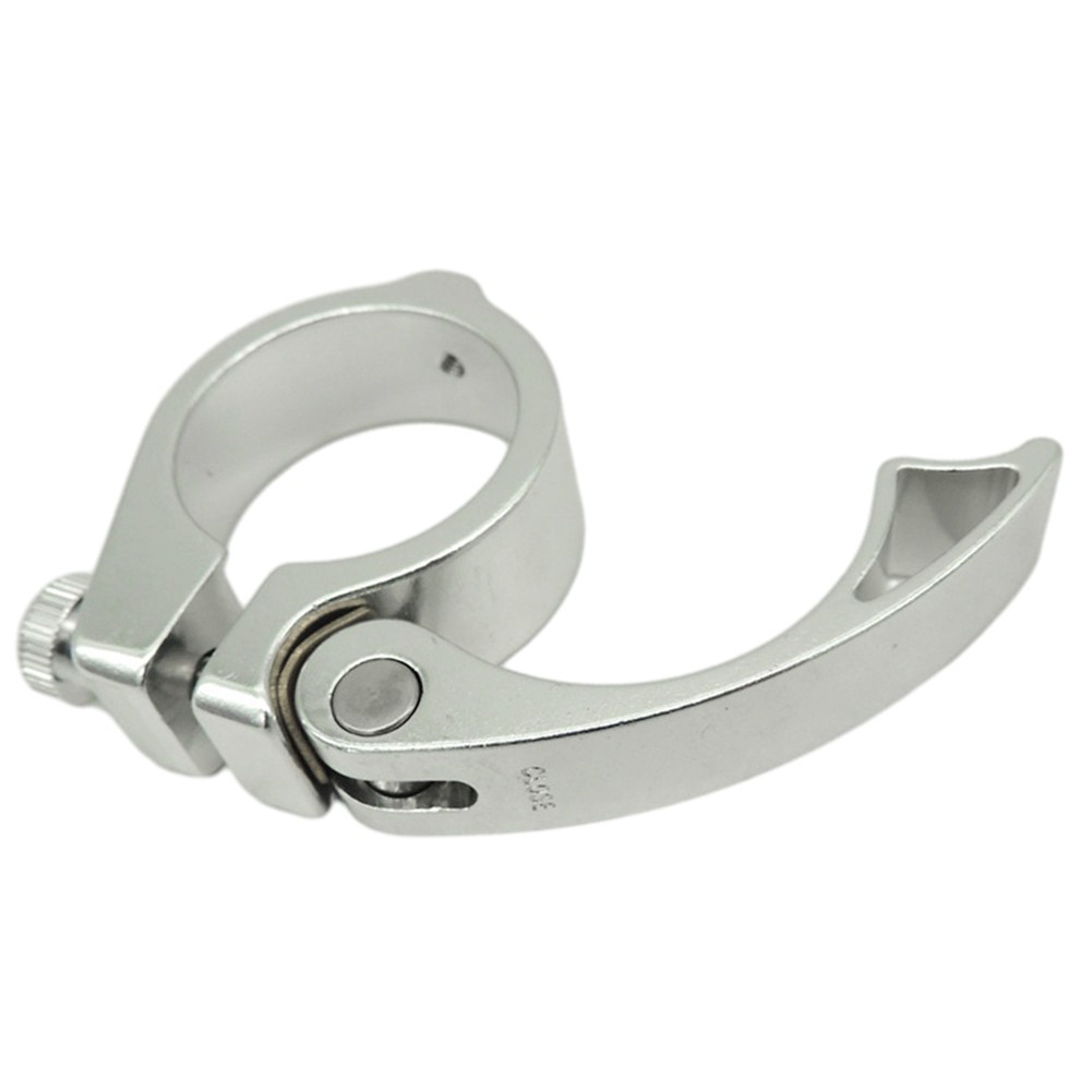 Aluminum MTB Road Bike Folding Bike Bicycle Seatpost Clamp 40mm Red Finish