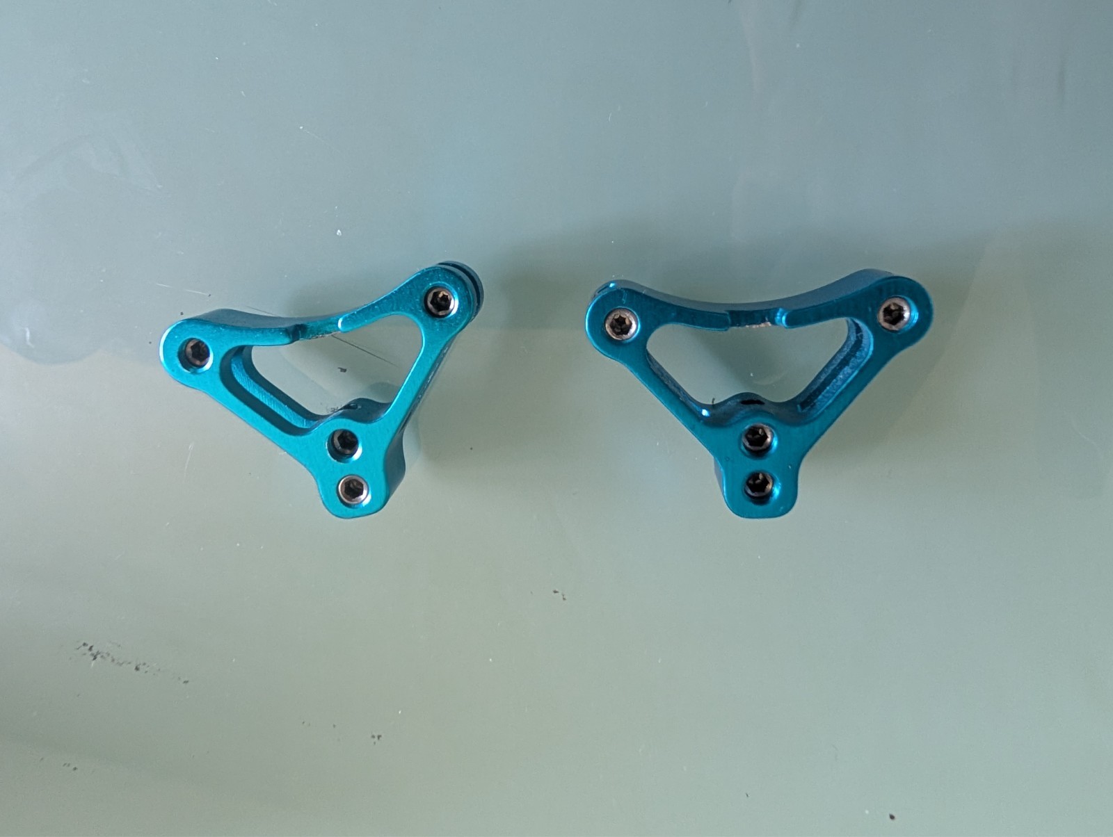Avid Tri Dangle Cantilever Brake Cable Hanger Arch NOS Blue/Turquoise USA FOR 1
