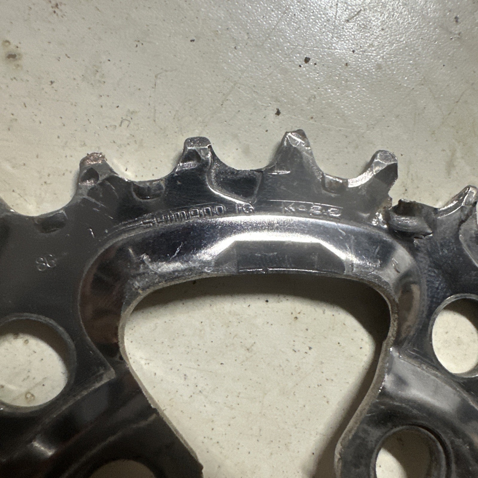 Vintage Shimano IG K-32 32T Chainring 5 Bolt 94 / 58 mm BCD Deore Ring Ramp MTB