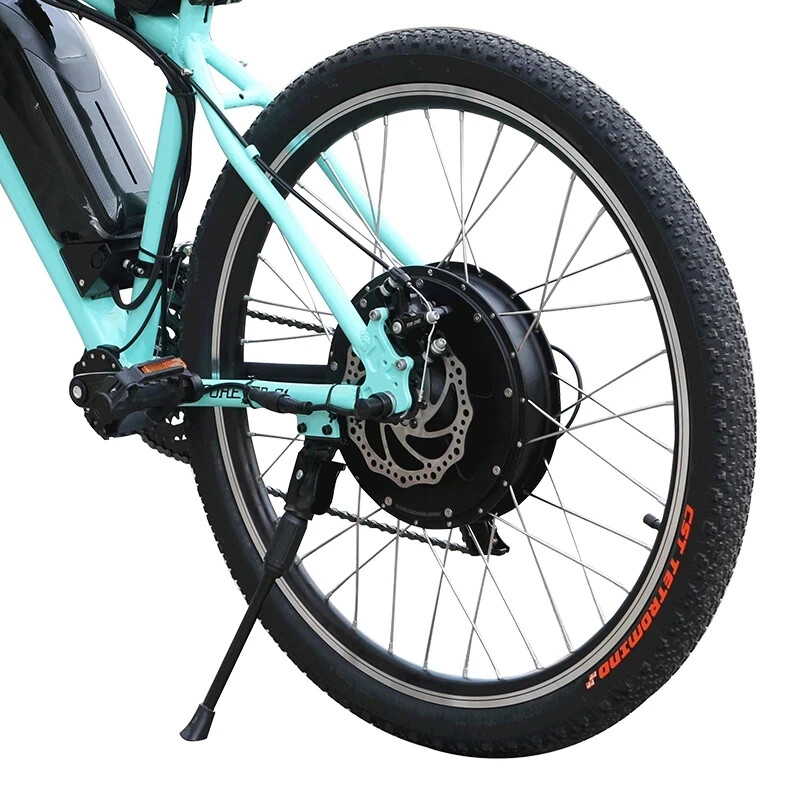 250W 350W 500W MTB Electric Bicycle Front Rear Hub Motor Waterproof 9 Pins Plug