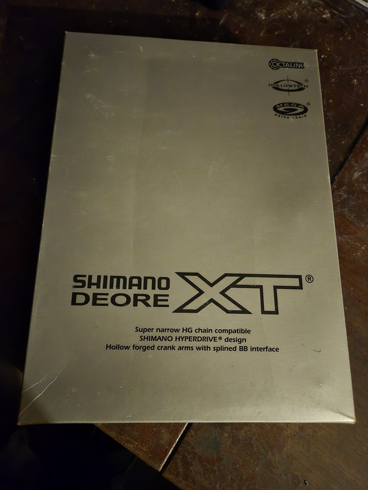 Shimano Deore Xt Crankset And Rear Derailleur Nos M750/m752