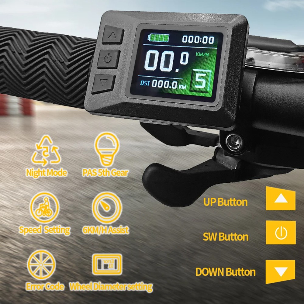 E-bike 36V/48V 30A-50A 1000W-3000W Controller+Display Kits for Electric Bicycle