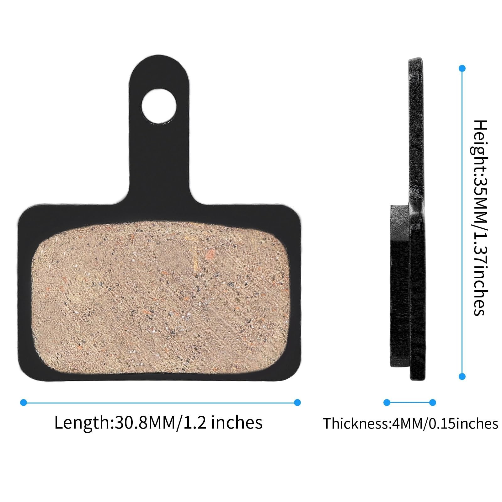 25 Pairs MTB Bike Brake Pads Compatible with Shimano & Tektro, Disc Brake Tools