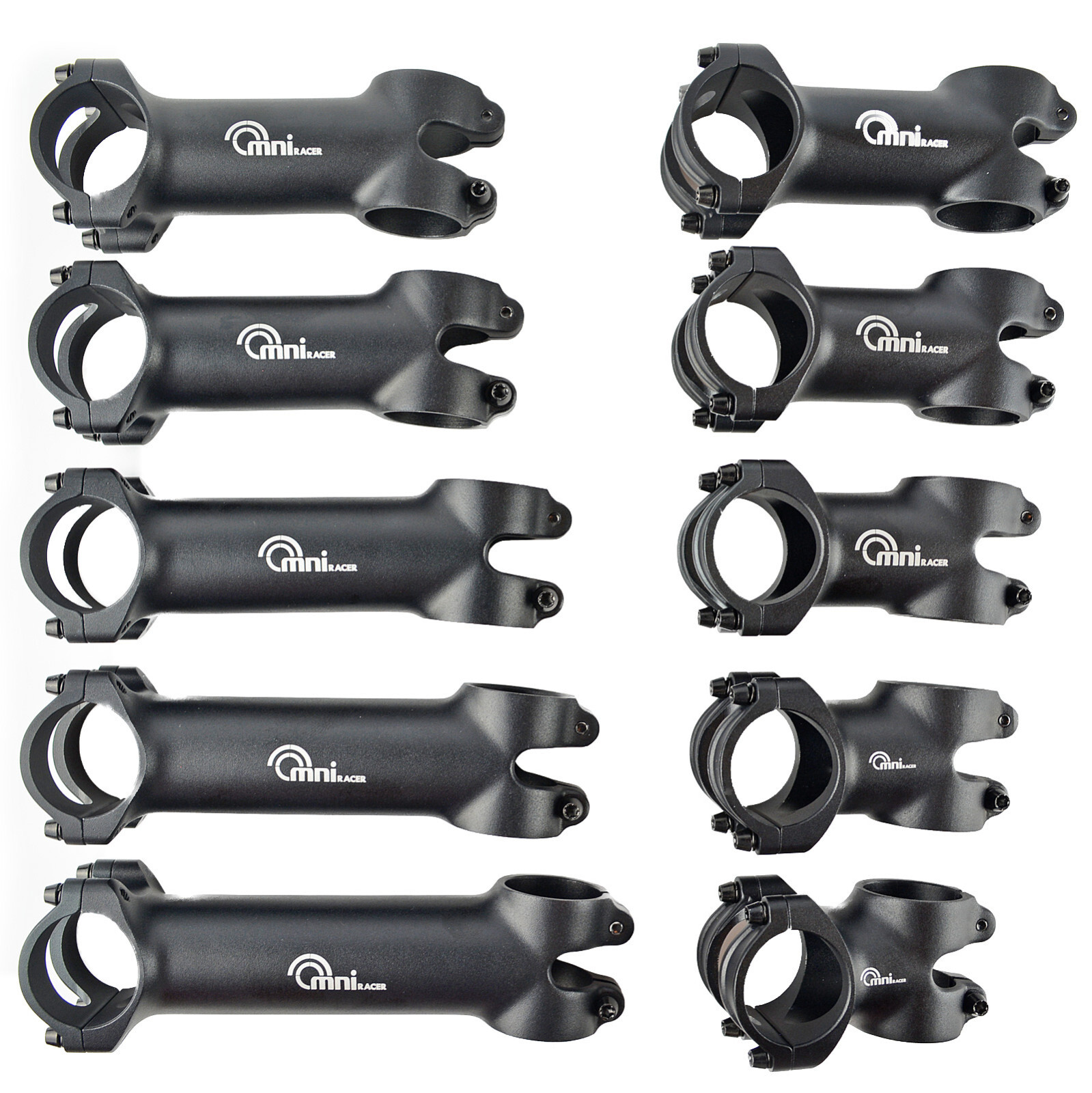 OMNI Racer WORLDS LIGHTEST ULTRA-Lite Alloy Stem: 31.8x60mm JUST 82g!! BLACK