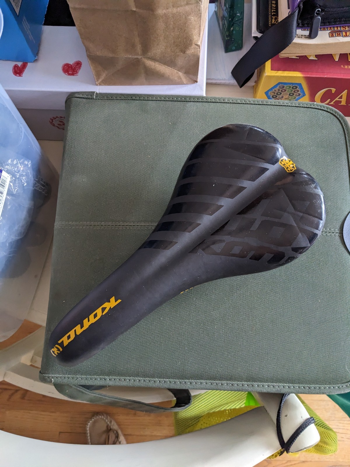 WTB Volt Kona Cycling Saddle Seat Black Yellow 270mm