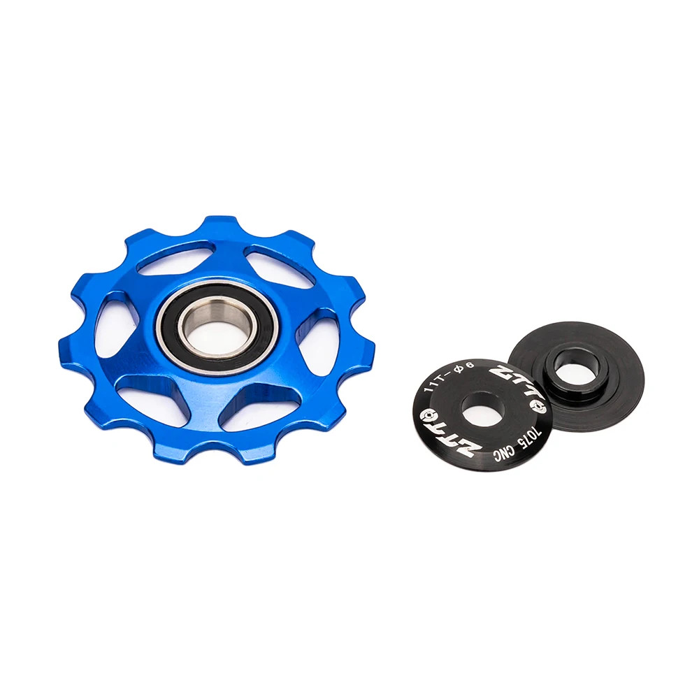 MTB Bicycle Rear Derailleur Jockey Wheel 11T 13T Steel Bearing Pulley AL7075 CNC