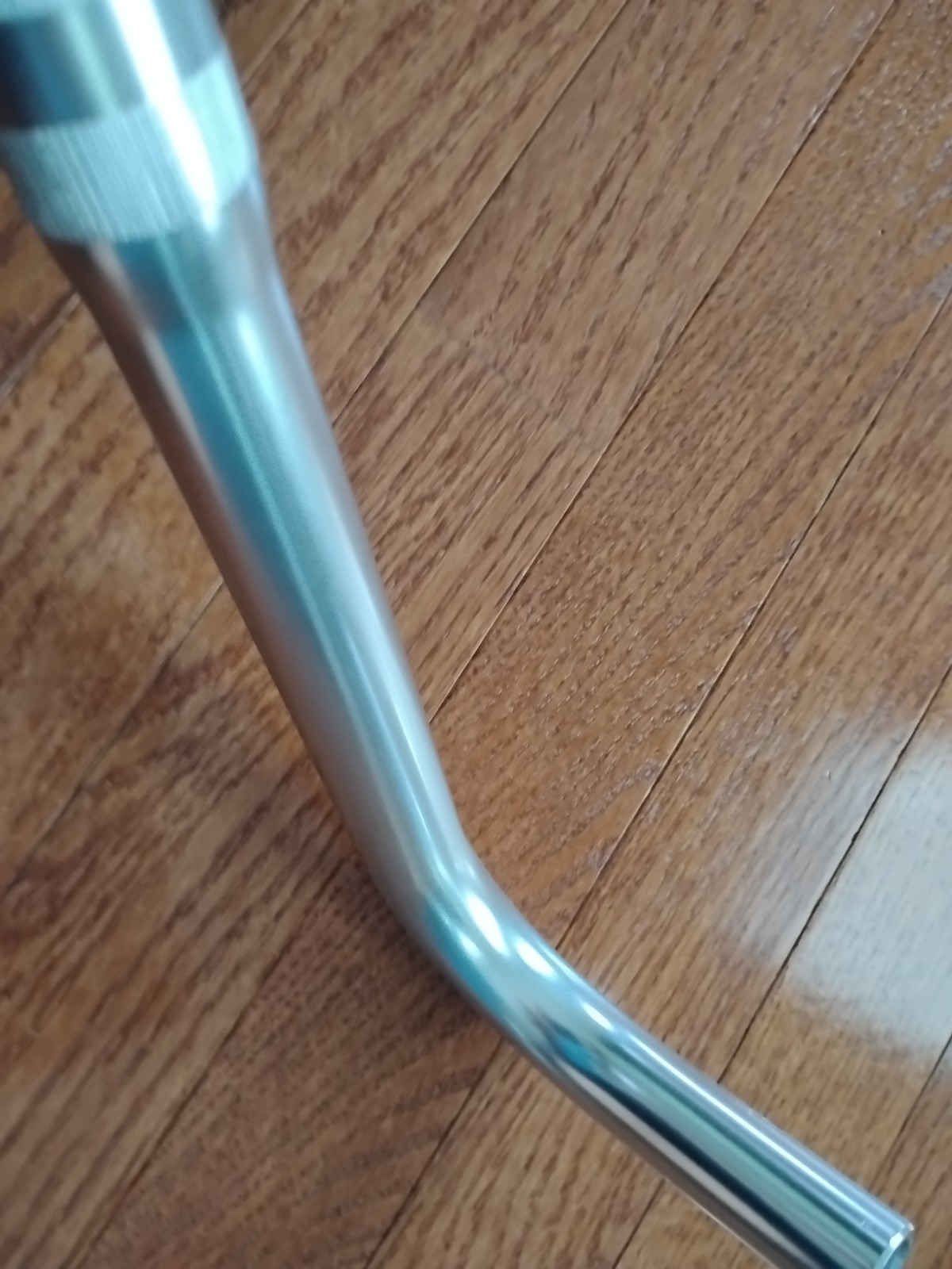 NITTO B263 Bullhorn Bar, 420 Length, 0 Drop, 112 Reach, φ25.4 Clamp, Silver NOS