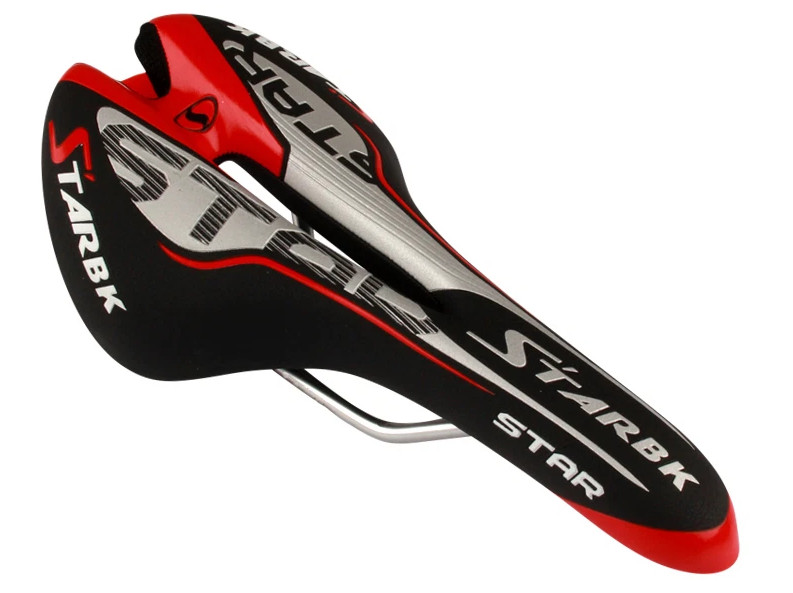 Bicycle Saddle Skidproof Bike Seat Cushion Bicycle Parts Road Mountain bike, Red