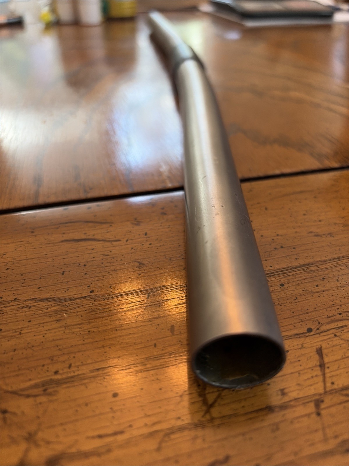 Vintage Bontrager Titec 560mm Titanium Flat Handlebar 22.2mm X 25.4 Shim