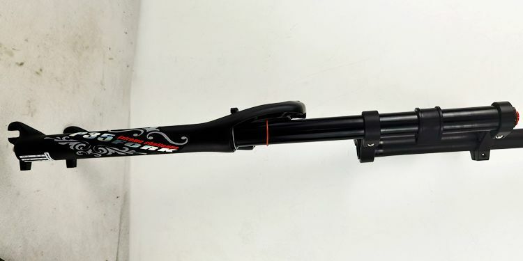 Fat Bike Fork Double Shoulder 26*4.0″ Air Forks Snow MTB Bicycle Mountain 135mm