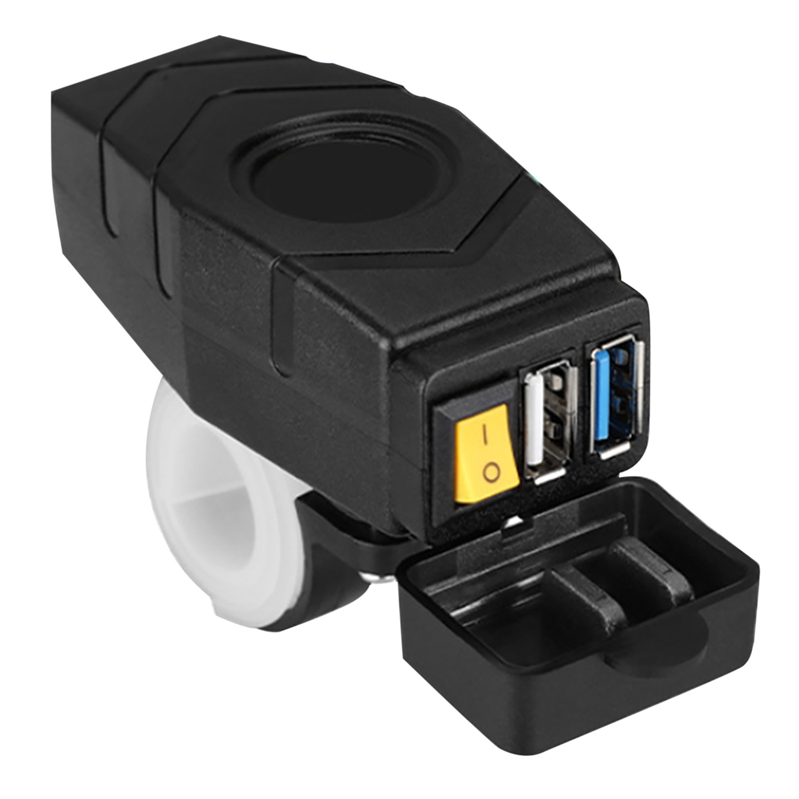 20-90V Handlebar USB Charger 24V 36V 48V 60V QC3.0 Fast Charging Adapter