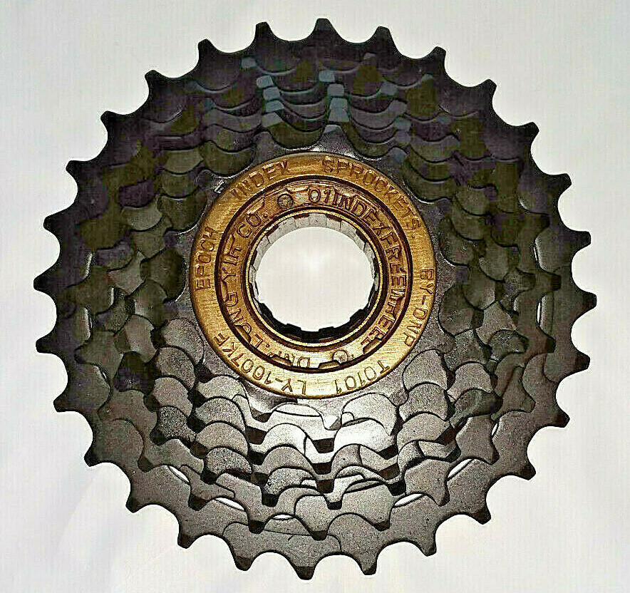 7 Speed Screw On Bicycle Freewheel 14-28 Tooth Black NEW