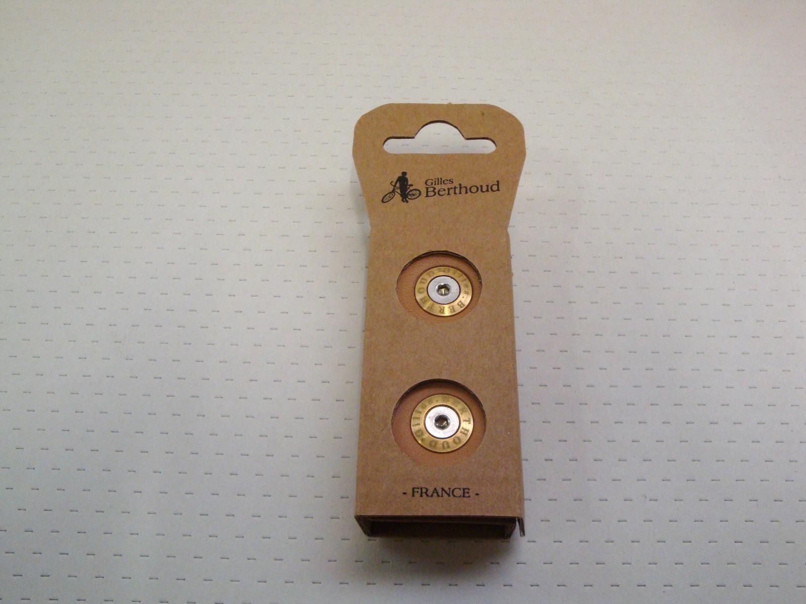 NEW GILLES BERTHOUD LEATHER RACE BAR PLUGS NATURAL ROAD HANDLEBAR MADE IN FRANCE