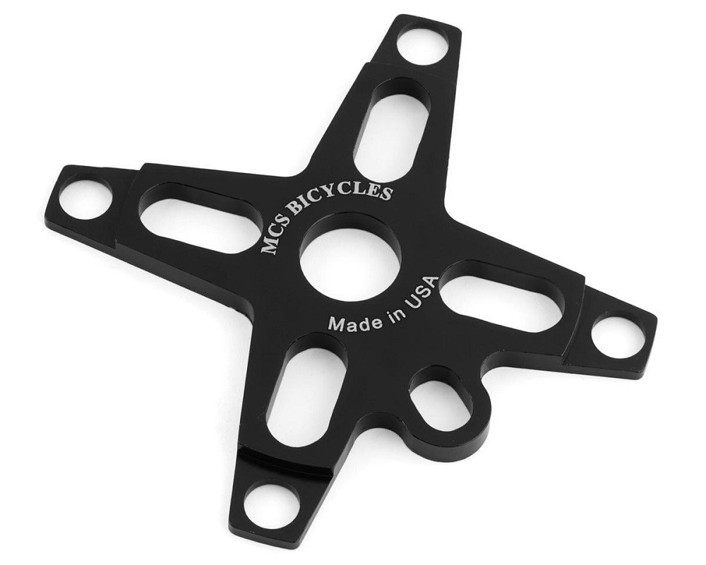 MCS BMX 4-Bolt SPIDER 104mm Made in USA! BLACK