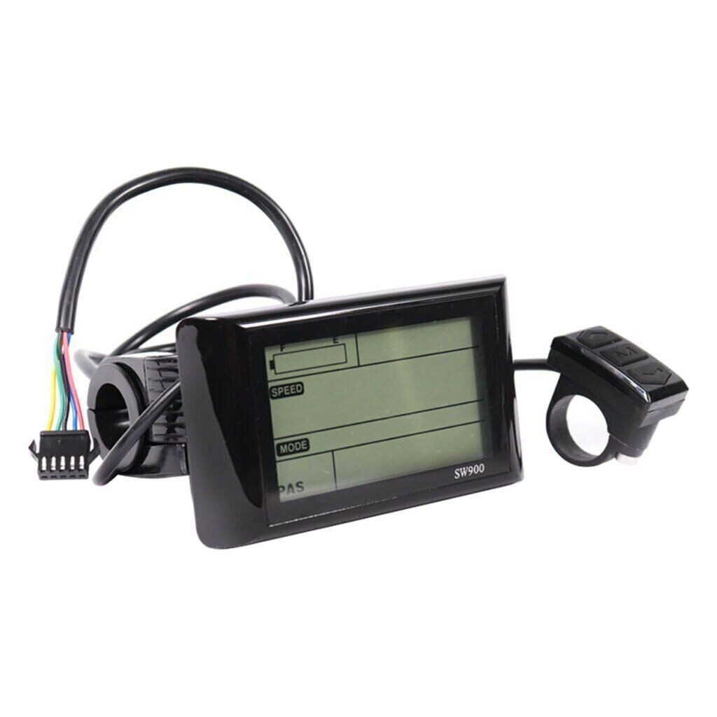SW900 LCD Display for E-Bike Compatible with 24V 36V 48V Electric Bicycle HAU