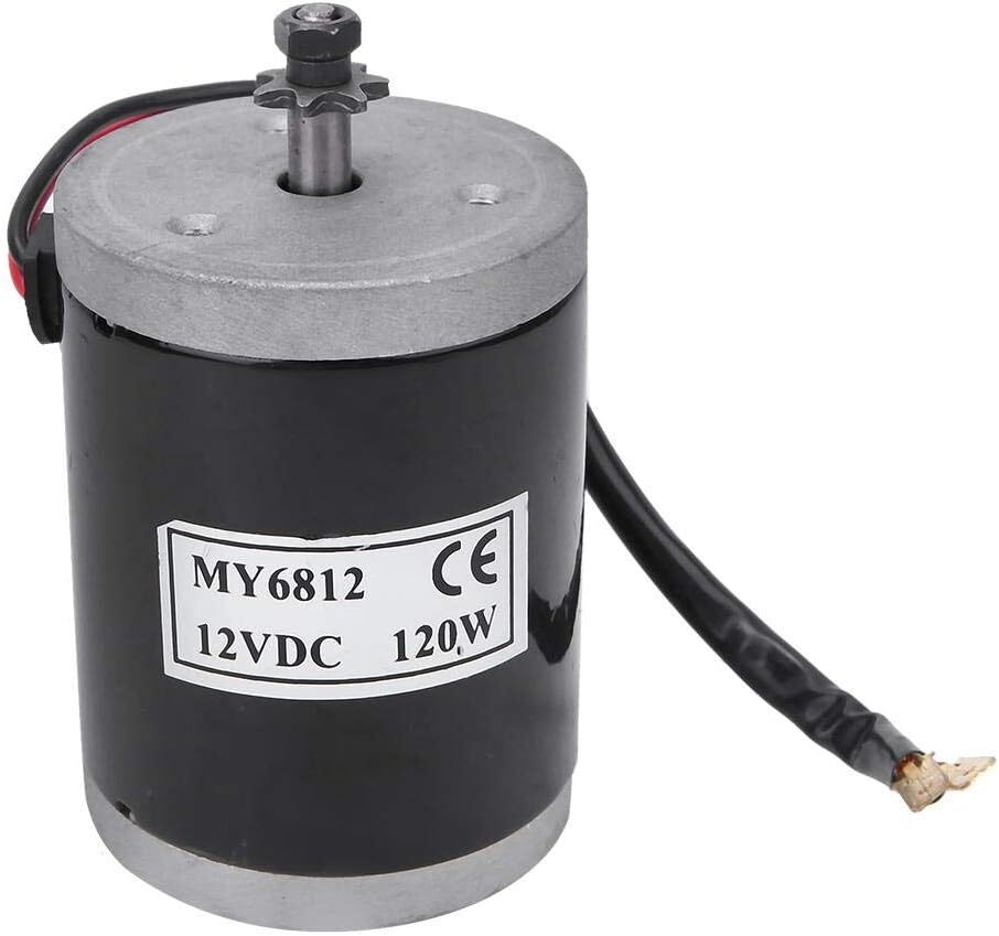 Tbest Brush Motor for Electric Scooter, 12V 120W high-Speed as picture shown
