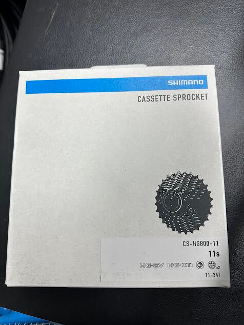 Shimano HG-800 Cassette 11 Spd 11-34T