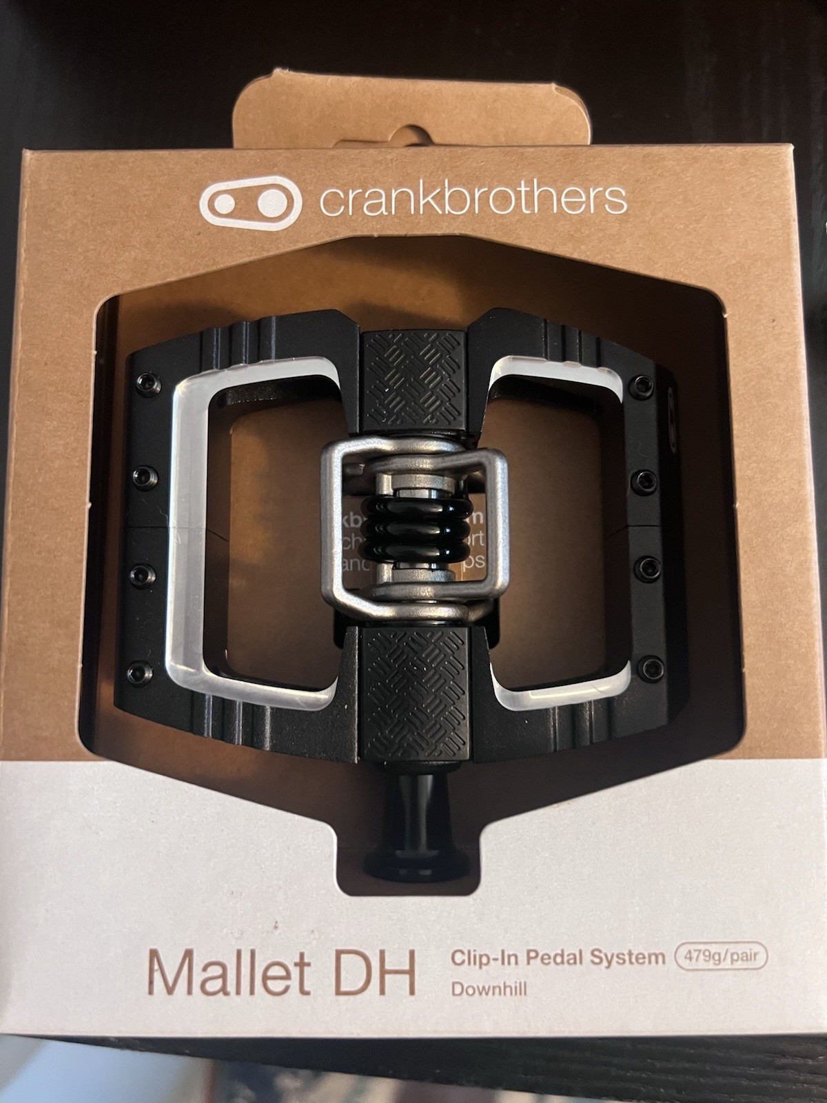 Crankbrothers Mallet DH MTB Bike Clip Pedals – Black New In Box w/ Cleats