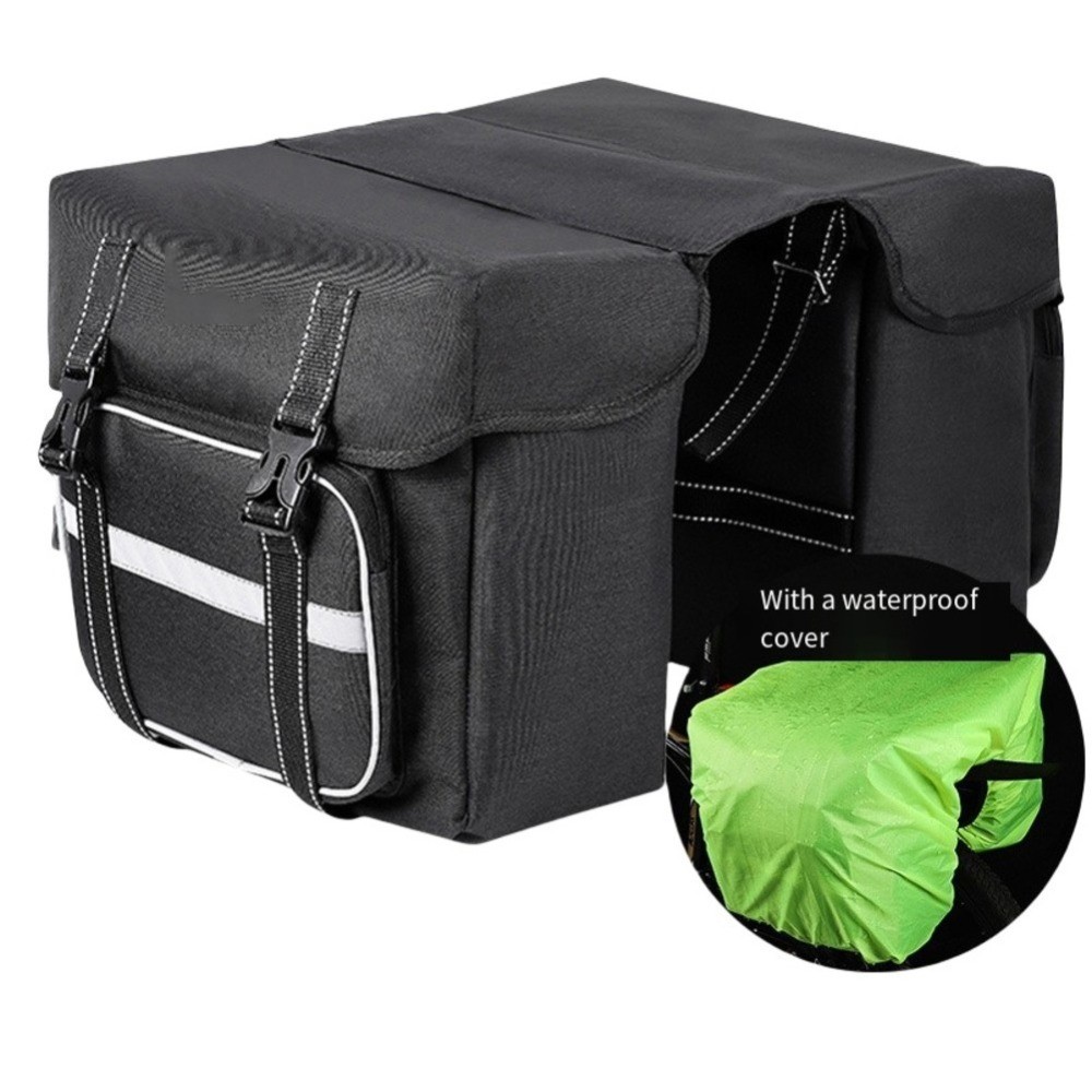 For For Ebike And Bicycle With Secure Attachment Straps Reflective Saddle Bags